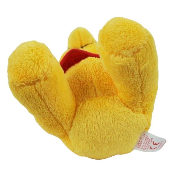 TY Disney Winnie the Pooh 8 in Plush Christmas Bear Red Green Holiday Hat Shirt - Picture 6 of 8